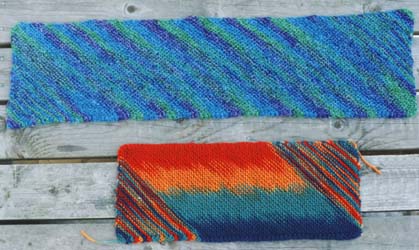 Ikat Garter Scarf